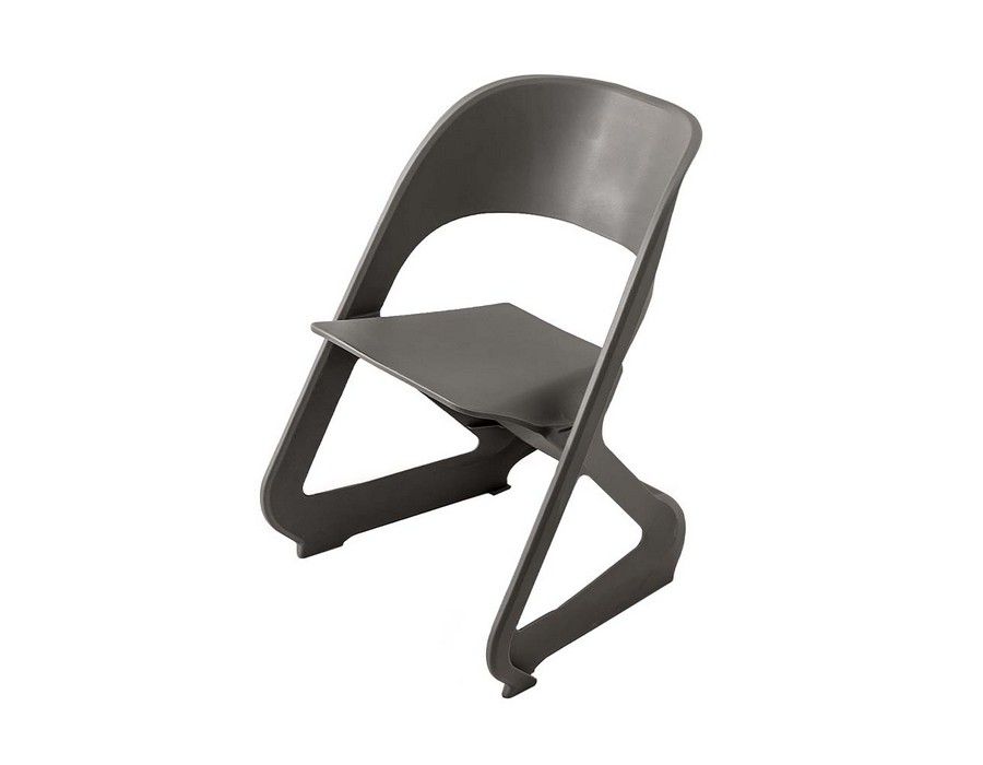 Dining Chair Dinner Seating (Set of 4) Stackable Grey