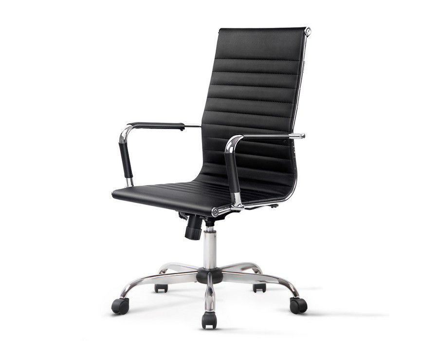 Office Chair Computer Seating High-back Black