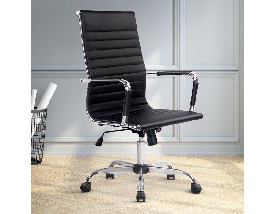 Office Chair Computer Seating High-back Black - Image 2