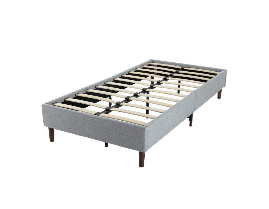 Bed Base (Single Size) 9-leg Wooden Grey - Image 5