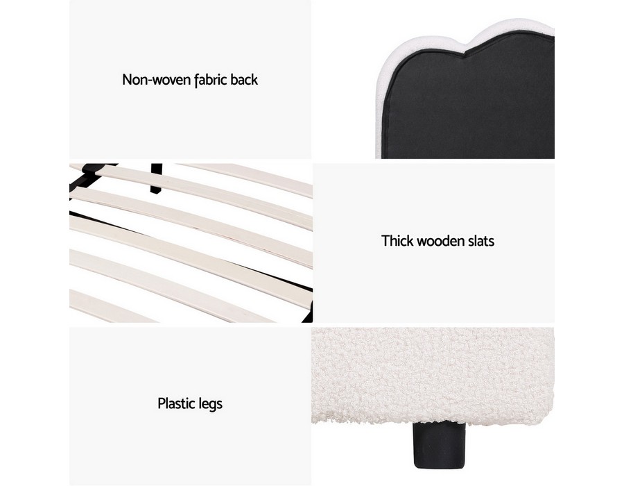 Bed Base (King Single Size) White - Image 4