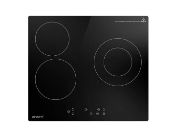 Cooktop Hot Plate (60cm | 5200W) Ceramic Electric Touch Control Black